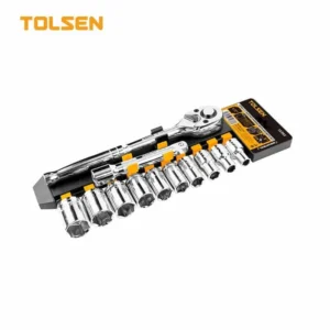 12PCS 1/2″ RATCHET HANDLE WITH SOCKETS SET