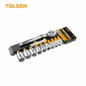 12PCS 3/8″ RATCHET HANDLE WITH SOCKETS SET