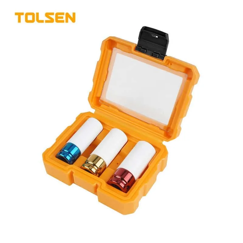 3PCS 1/2″ DRIVE IMPACT SOCKET SET