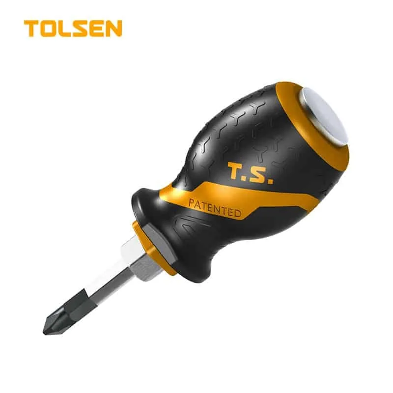 GO-THROUGH SCREWDRIVER, STUBBY