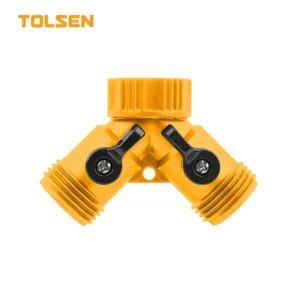 PLASTIC Y CONNECTOR WITH SHUT-OFF (SPECIALLY FOR 110-120V MARKET)