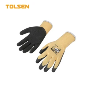 WORKING GLOVES (LATEX FOAMING GREEN WRINKLED)