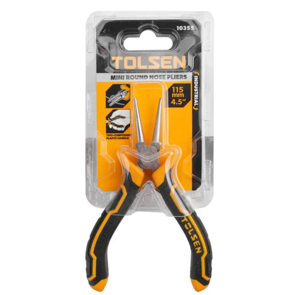 4.5″ MINI ROUND NOSE PLIERS (INDUSTRIAL) - Image 3