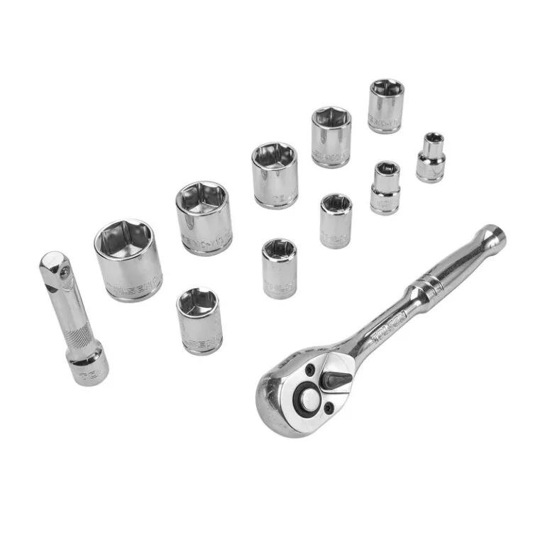 12PCS 3/8″ RATCHET HANDLE WITH SOCKETS SET - Image 5