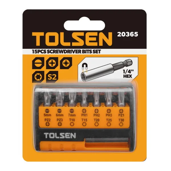 15PCS SCREWDRIVER BITS SET - Image 2