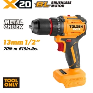 20V X20 Compact Brushless Cordless 1/2″ Drill, 70 N·m (Tool Only)